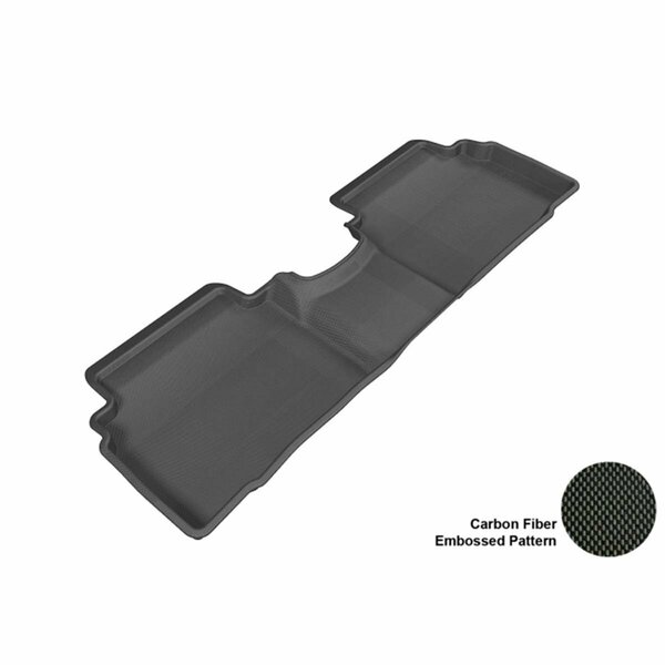 3D Maxpider HYUNDAI TUCSON/ KIA SPORTAGE 2010-2013 KAGU BLACK R2 Floor Mat L1HY03321509